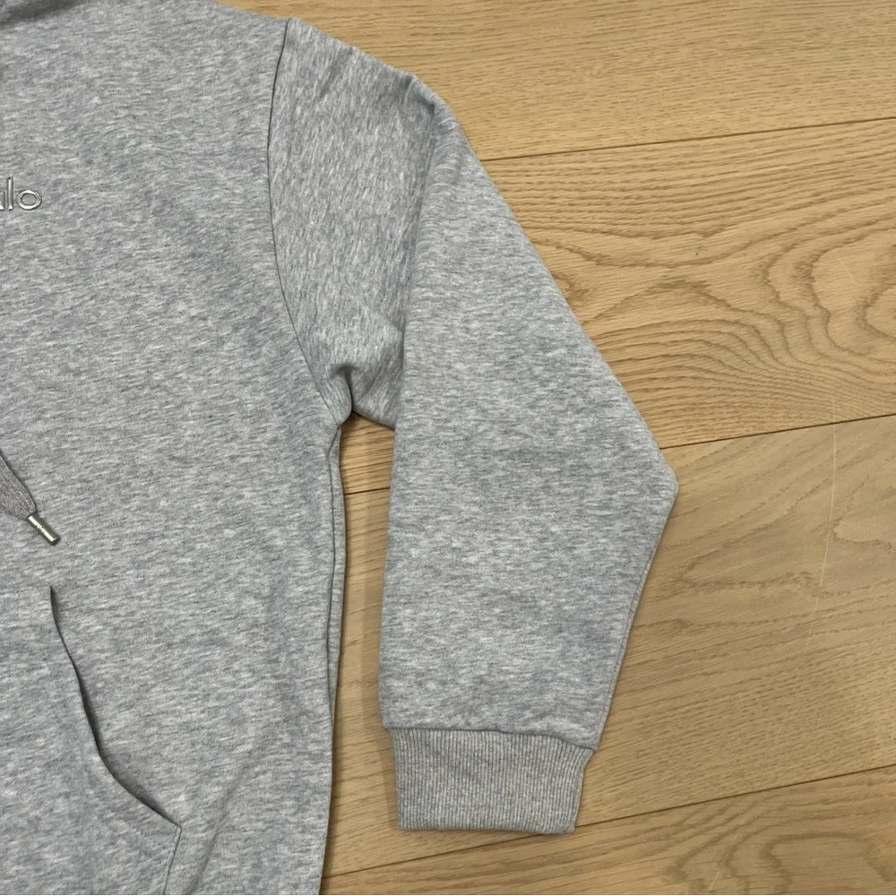 ALO Yoga Unisex Gray Zip-Up Hoodie and Jogger Set - Picture 5 of 16
